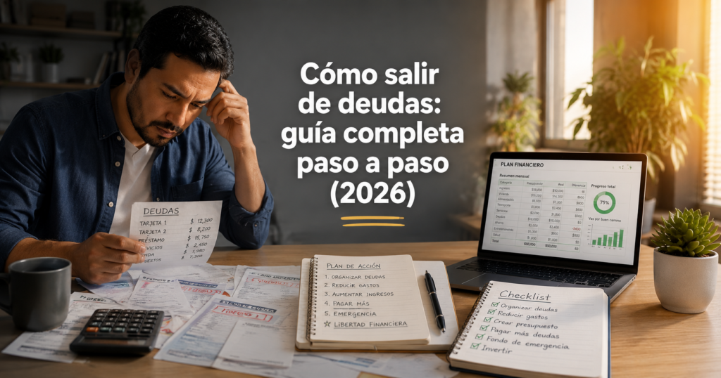 Cómo salir de deudas: guía completa paso a paso (2026)