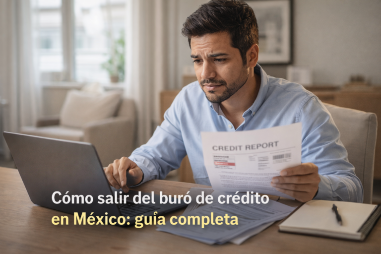 Cómo salir del buró de crédito en México: guía completa 2026