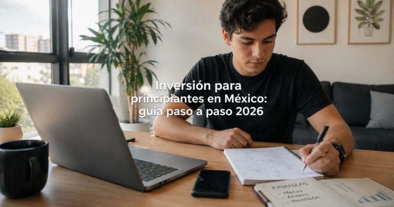 Inversión para principiantes en México: guía paso a paso 2026